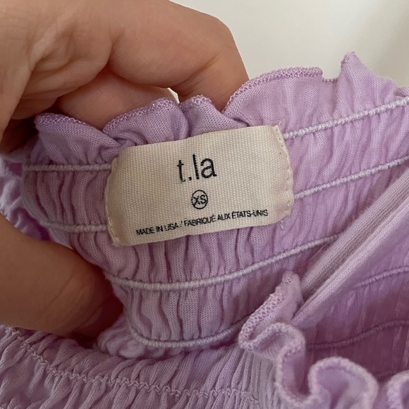 ANTHROPOLOGIE | Lilac Sivan Smocked Top - Picture 3 of 5